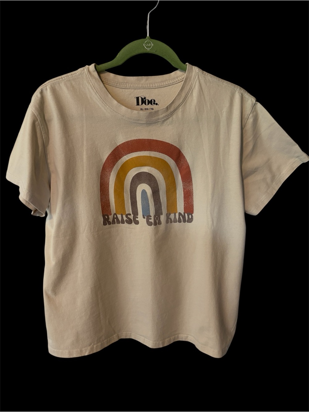 Doe Cream 'Raise 'Em Kind' Rainbow Tee